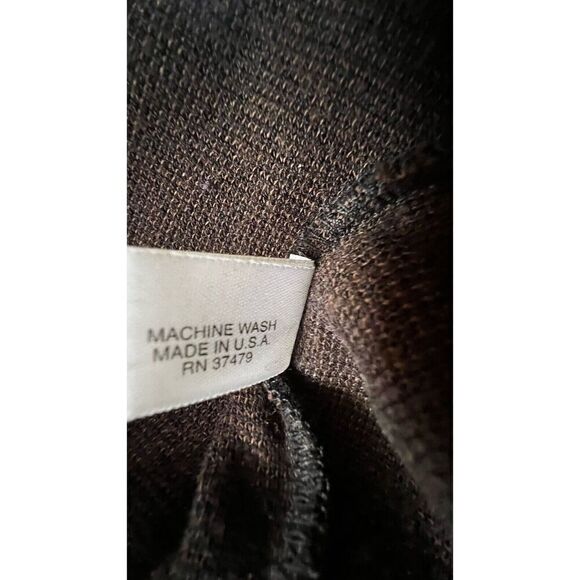 ST CROIX GRADUATED BOXES CREW NECK SWEATER, Geometric, XL, Black,squares,preppy - Picture 10 of 11